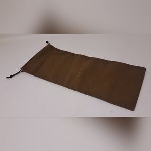 Gucci Drawstring Bag Storage Dust Travel Brown Vintage Y2K HQ 16" x 6.5"